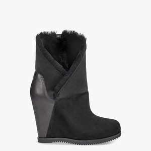 Ugg Classic Mondri Cuff Kilskor Dam Svarta (025849IBR)